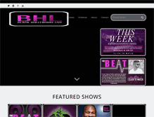 Tablet Screenshot of blackhollywoodlive.com